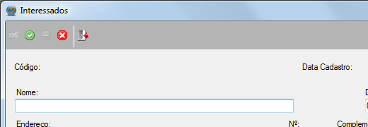Cadastro interessados
